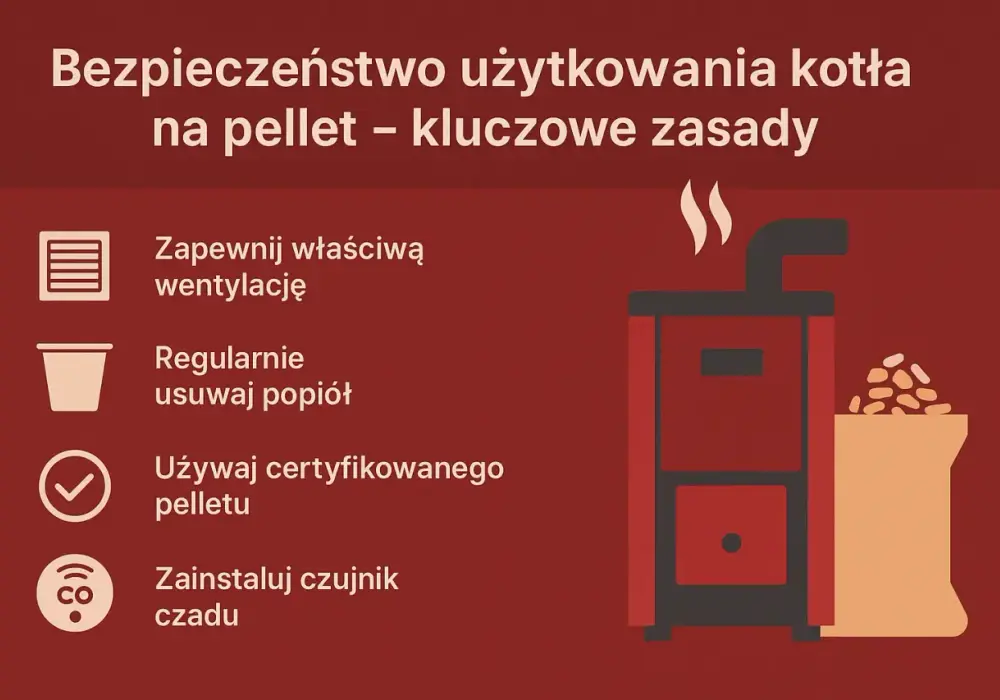 Piec na pellet a czad: czy czujnik jest obowiązkowy?