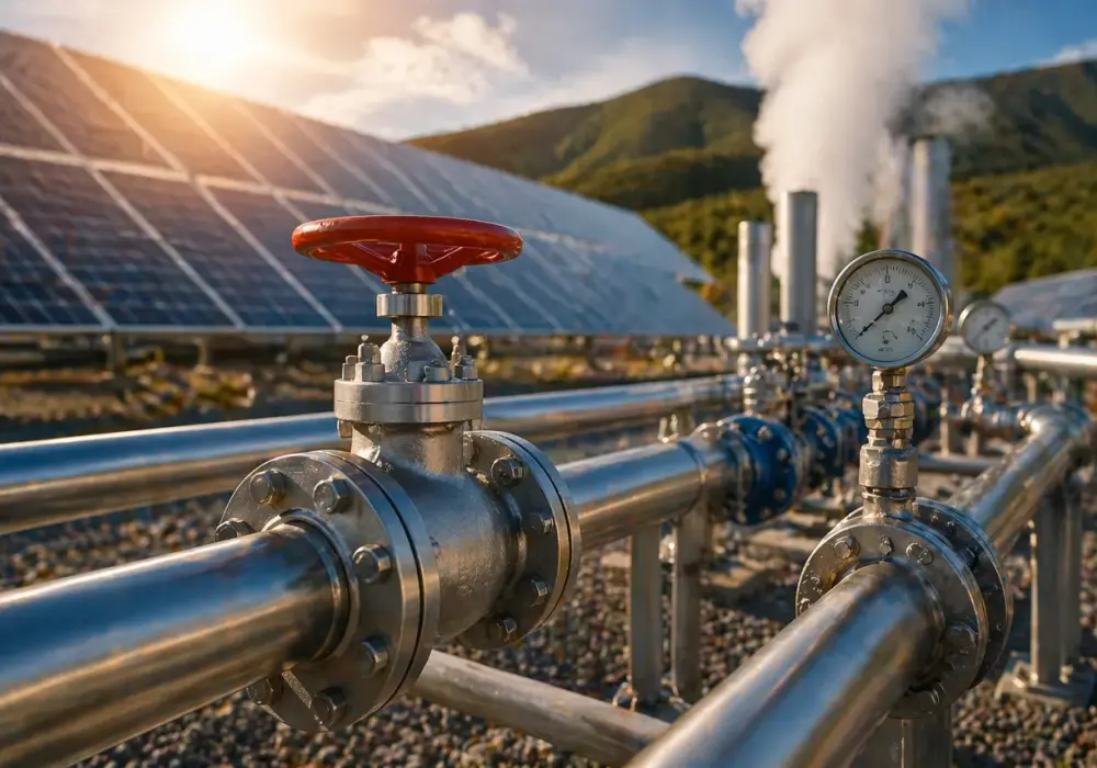 Energia odnawialna a armatura przemysłowa – wyzwania dla instalacji solarnej i geotermalnej
