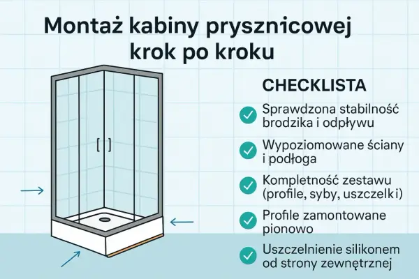 Montaż kabiny prysznicowej - Koszty, cennik i pułapki